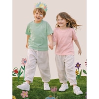 Mshb&g Erkek Kız Çocuk Unisex Pantolon Dokuma Bol Kesim Duble Paça İlkbahar/yaz 2-8 Yaş Çok Renkli Mshb&g Erkek Kız Çocuk Unisex Pantolon Dokuma Bol Kesim Duble Paça İlkbahar/yaz 2-8 Yaş Çok Renkli
