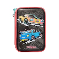 Smiggle Dynamic Üç Bölmeli Sert Kapaklı Kalem Kutusu Siyah 454635 Çok  Renkli