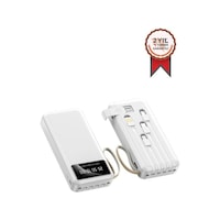 Torima Hızlı Şarj Özellikli 4 Çıkışlı 20.000 Mah Powerbank Beyaz Torima Hızlı Şarj Özellikli 4 Çıkışlı 20.000 Mah Powerbank Beyaz