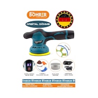 Böhrer HB0324T V258/12V Çift Akülü Orbital Polisaj Makinesi Böhrer HB0324T V258/12V Çift Akülü Orbital Polisaj Makinesi