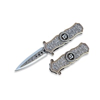 Taşkafa Stres Kamp Çakı 14 CM Altın - Gümüş Taşkafa Stres Kamp Çakı 14 CM Altın - Gümüş