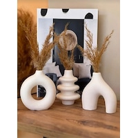 Akronistone İskandinav Tarzı Minimal Vazo Set 3'lü Akronistone İskandinav Tarzı Minimal Vazo Set 3'lü