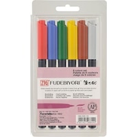 Zig Fudebiyori Brush Pen Yaldızlı 6Lı
