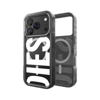Diesel Apple iPhone 17 Pro Uyumlu Magsafe Destekli Biscotto Bumper Kılıf - Siyah Diesel Apple iPhone 17 Pro Uyumlu Magsafe Destekli Biscotto Bumper Kılıf - Siyah