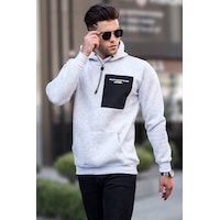Madmext Karmelanj Baskılı Kapşonlu Sweatshirt 6004 Karmelanj Madmext Karmelanj Baskılı Kapşonlu Sweatshirt 6004 Karmelanj