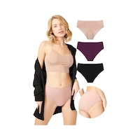 Cottonhill Basic Klasik Pamuklu Geniş Kenarlı Bato Külot 3'lü Paket Çok Renkli 4 Çok Renkli Cottonhill Basic Klasik Pamuklu Geniş Kenarlı Bato Külot 3'lü Paket Çok Renkli 4 Çok Renkli