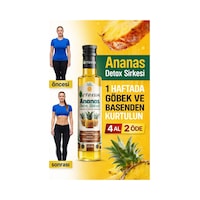 Detoxum Ananas Detox Sirkesi 250 ML Detoxum Ananas Detox Sirkesi 250 ML