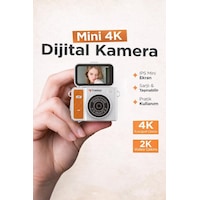 Torima CMR46 Mini Dijital Kamera 2k Flip Ekranlı Selfie Video Vlog Kamerası Turuncu Torima CMR46 Mini Dijital Kamera 2k Flip Ekranlı Selfie Video Vlog Kamerası Turuncu