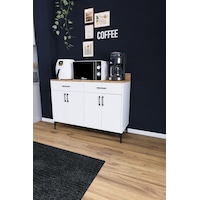Df14103 Kahve Köşesi Dolabı Çok Amaçlı Mutfak Konsolu Çekmeceli Kapaklı Mutfak Dolabı Coffee Bar Beyaz-çam Çok Renkli Df14103 Kahve Köşesi Dolabı Çok Amaçlı Mutfak Konsolu Çekmeceli Kapaklı Mutfak Dolabı Coffee Bar Beyaz-çam Çok Renkli