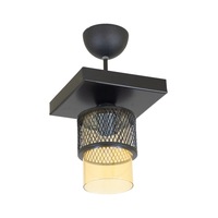 Tekli Bal Cam Kafes Model Modern Plafonyer Avize V Tekli Bal Cam Kafes Model Modern Plafonyer Avize V