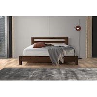 Palma Ithal Ladin Masif Ahşap Karyola Ceviz 150 X 200 Palma Ithal Ladin Masif Ahşap Karyola Ceviz 150 X 200
