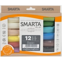 Smarta Kids Hava İle Kuruyan Modelleme Hamuru 12x25 Gr. Smarta Kids Hava İle Kuruyan Modelleme Hamuru 12x25 Gr.
