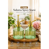 Perotti 15733 2li Yeşil Vintage Cam Bitki Sulama Şişesi Sulama Ka Perotti 15733 2li Yeşil Vintage Cam Bitki Sulama Şişesi Sulama Ka
