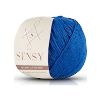 Sensy Premium Amigurumi Ipi Punch Panç Baby Soft Cotton 50 Gr Örgü Ip Saks Mavisi Sensy Premium Amigurumi Ipi Punch Panç Baby Soft Cotton 50 Gr Örgü Ip Saks Mavisi