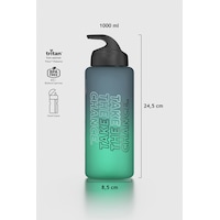 Renga Moly Çift Renk Yazı Desenli 1000 Ml Pipetli Mat Tritan Matara 912117 Siyah-petrol Siyah Renga Moly Çift Renk Yazı Desenli 1000 Ml Pipetli Mat Tritan Matara 912117 Siyah-petrol Siyah