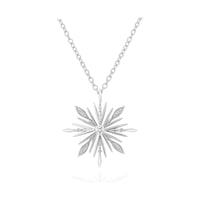 Brezza Lusso Jewelry Diamond Seri Özel Tasarım Kar Tanesi Snowflake Kadın Gümüş Kolye 42 CM 42 CM Brezza Lusso Jewelry Diamond Seri Özel Tasarım Kar Tanesi Snowflake Kadın Gümüş Kolye 42 CM 42 CM