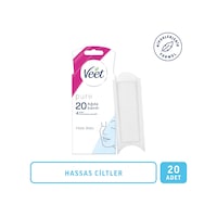 Veet Pure Hipoalerjenik Yüz Bölgesi için Sir Ağda Bantları 20'li Veet Pure Hipoalerjenik Yüz Bölgesi için Sir Ağda Bantları 20'li
