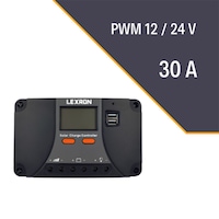 Lexron 30a Pwm Şarj Kontrol Cihazı 12/24v Lexron 30a Pwm Şarj Kontrol Cihazı 12/24v