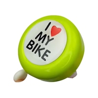 Plus I Love My Bike Metal Sağlam Bisiklet Zili Yeşil Plus I Love My Bike Metal Sağlam Bisiklet Zili Yeşil