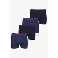 Koza İç Giyim Erkek 4'lü Pamuklu Likralı Boxer Ko9003bx.04 Lacivert Koza İç Giyim Erkek 4'lü Pamuklu Likralı Boxer Ko9003bx.04 Lacivert