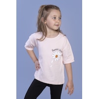 Toontoy Kids Toontoy Kız Çocuk Papatya Desenli Sweet Girls Baskılı Tişört Pudra Toontoy Kids Toontoy Kız Çocuk Papatya Desenli Sweet Girls Baskılı Tişört Pudra