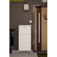 Ceha Kilitli Metal Ayakkabılık 3'lü Beyaz - K.AYK-3 /AB9010/KL Ceha Kilitli Metal Ayakkabılık 3'lü Beyaz - K.AYK-3 /AB9010/KL