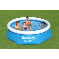 Bestway Büyük Şişme Havuz 2.44 M x 61 CM 57448 Çok Renkli Bestway Büyük Şişme Havuz 2.44 M x 61 CM 57448 Çok Renkli