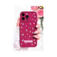 Fibaks iPhone 14 Pro Max Uyumlu Kılıf Yumuşak Dokulu Kelebek Ve Gül Desenli Yumuşak Kamera Korumalı Kapak Fibaks iPhone 14 Pro Max Uyumlu Kılıf Yumuşak Dokulu Kelebek Ve Gül Desenli Yumuşak Kamera Korumalı Kapak
