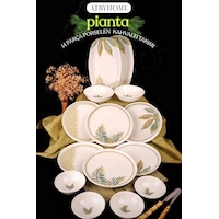 Atbyhome By Bambum Pianta 14 Parça Porselen Kahvaltı Takımı Kahvaltı Seti Kahvaltılık- Sunum Seti Renkli Atbyhome By Bambum Pianta 14 Parça Porselen Kahvaltı Takımı Kahvaltı Seti Kahvaltılık- Sunum Seti Renkli