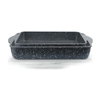ThermoAd 2'li Döküm Granit Kare Tepsi Unisex 30-35 CM ThermoAd 2'li Döküm Granit Kare Tepsi Unisex 30-35 CM