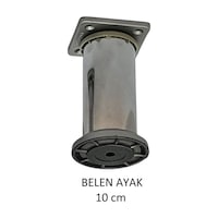 Belen Ayak 10cm Vidalar Dahil Krom Krom Belen Ayak 10cm Vidalar Dahil Krom Krom