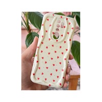 Fibaks Oppo A5/a9 2020 Uyumlu Kılıf Kamera Korumalı Dalga Kenarlı Kırmızı Kalp Desenli Silikon Kapak Fibaks Oppo A5/a9 2020 Uyumlu Kılıf Kamera Korumalı Dalga Kenarlı Kırmızı Kalp Desenli Silikon Kapak