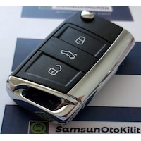 Volkswagen Golf 7 Sustalı Kumanda Kabı Anahtar Kabı Hu66 Uçlu Volkswagen Golf 7 Sustalı Kumanda Kabı Anahtar Kabı Hu66 Uçlu
