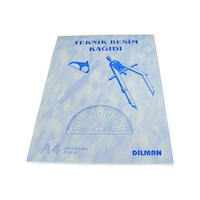 Dilman Teknik Resim Kağıdı A4 Dikey