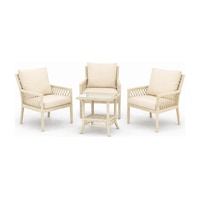 Oslo Raddan 1+1+1 Bistro Set Minderli 3 Kişilik Raddan Oturma Grubu Bahçe Balkon Teras Set Cappuccino Cappuccino Oslo Raddan 1+1+1 Bistro Set Minderli 3 Kişilik Raddan Oturma Grubu Bahçe Balkon Teras Set Cappuccino Cappuccino