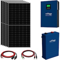 6x600w Topcon Güneş Paneli 8kva İnverter 51.2v 100ah Lityum Bataryalı Hazır Solar Enerji Paketi 6x600w Topcon Güneş Paneli 8kva İnverter 51.2v 100ah Lityum Bataryalı Hazır Solar Enerji Paketi