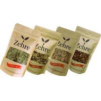 Zehre 4'lü Avantaj Paketi 250 Gr Çiğ Kabak Çekirdeği İçi + 250 Gr Çiğ Badem İçi + 250 Gr Çiğ Fındık İçi + 250 Gr Ceviz İçi 1 KG