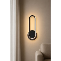 AvizeGO Haris Modern Led Duvar Apliği Günışığı Siyah AvizeGO Haris Modern Led Duvar Apliği Günışığı Siyah