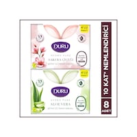 Duru Hydro Pure Aloe Vera & Sakura + Aloe Vera Şeffaf Cilt Bakım Sabunu 8 x 135 G Duru Hydro Pure Aloe Vera & Sakura + Aloe Vera Şeffaf Cilt Bakım Sabunu 8 x 135 G