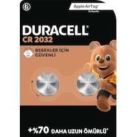 DURACELL CR 2032 Lityum Düğme Pil (2’li paket) – 3V, (CR2032) DURACELL CR 2032 Lityum Düğme Pil (2’li paket) – 3V, (CR2032)