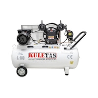 Kuletaş 2 Hp 8 Bar 100 LT Çift Kafa Hava Kompresörü Kuletaş 2 Hp 8 Bar 100 LT Çift Kafa Hava Kompresörü