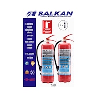 6 Kg Ruhsata Uygun 4 Yıl Tozlu Yangın Tüpü 2 Adet Levha-askı 6 Kg Ruhsata Uygun 4 Yıl Tozlu Yangın Tüpü 2 Adet Levha-askı