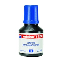 Edding T25 Mavi Permanent Mürekkeb 25ml Mavi Edding T25 Mavi Permanent Mürekkeb 25ml Mavi