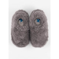 Furry Furry Gri Kürk Barefoot Patik Furry Furry Gri Kürk Barefoot Patik