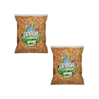 Jungle Poşet Muhabbet Kuşu Yemi 1 Kg x 2 Adet Jungle Poşet Muhabbet Kuşu Yemi 1 Kg x 2 Adet