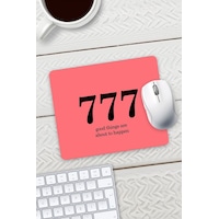 777 Olumlama Baskılı Mouse Pad 23x19cm Fare Altlığı Kaydırmaz Taban Mousepad 777 Olumlama Baskılı Mouse Pad 23x19cm Fare Altlığı Kaydırmaz Taban Mousepad