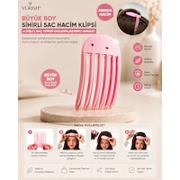 Büyük Boy Sihirli Saç Hacim Veren Klips Aparatı 6 Dişli / Hair Volume Clip/ Saç Tepesi Dolgunlaştırıcı Aparatı 0 Büyük Boy Sihirli Saç Hacim Veren Klips Aparatı 6 Dişli / Hair Volume Clip/ Saç Tepesi Dolgunlaştırıcı Aparatı 0