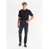 Erkek Straight Denim Pantolon Wrangler Siyah Erkek Straight Denim Pantolon Wrangler Siyah