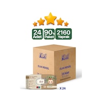 Fibril Zeytinyağlı Islak Bebek Mendili 24x90'lı Paket 2160 Yaprak Fibril Zeytinyağlı Islak Bebek Mendili 24x90'lı Paket 2160 Yaprak