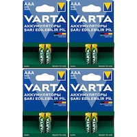 Varta 56703 800 mAh Blister AAA Ni-MH Şarj Edilebilir İnce Kalem Pil 2 x 4'lü Varta 56703 800 mAh Blister AAA Ni-MH Şarj Edilebilir İnce Kalem Pil 2 x 4'lü